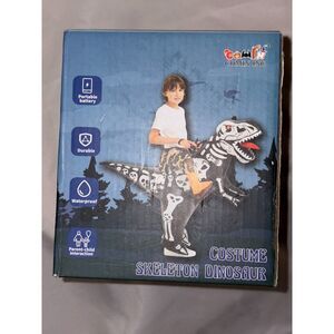COMIN INC Skeleton Dinosaur Costume Kids 36" Halloween Wearable Outfit